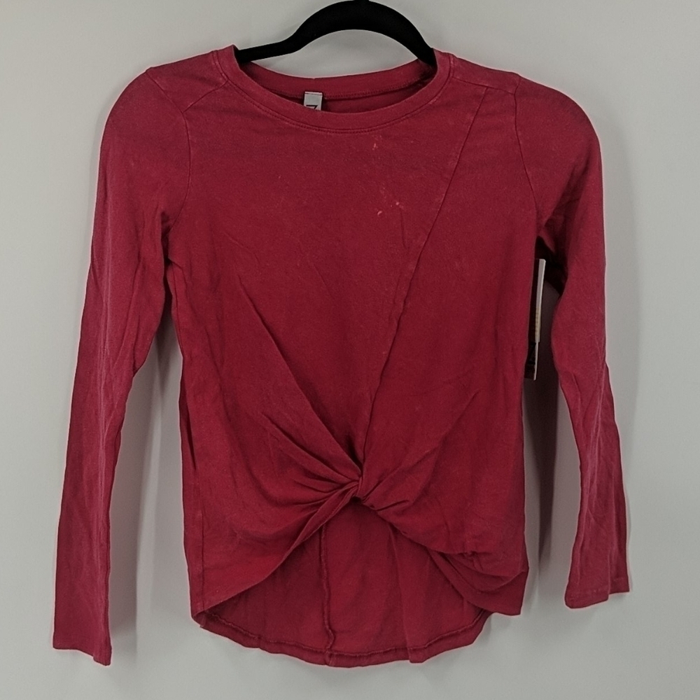 NWT Z by ZELLA Knot Front L/S Tee